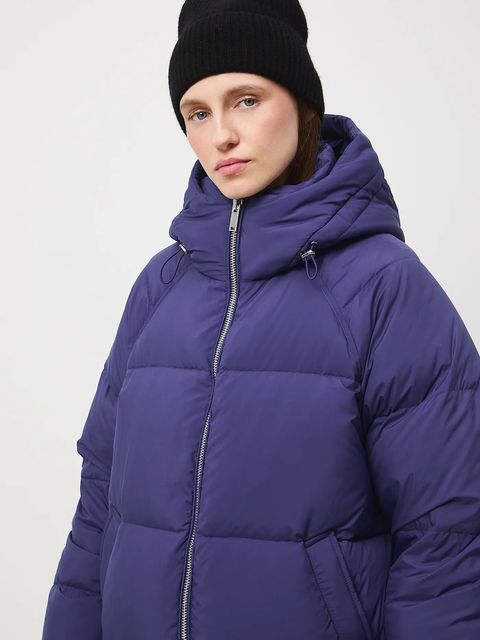 Medicine płaszcz puchowy kolor fioletowy - zdjęcie produktu nr 2
