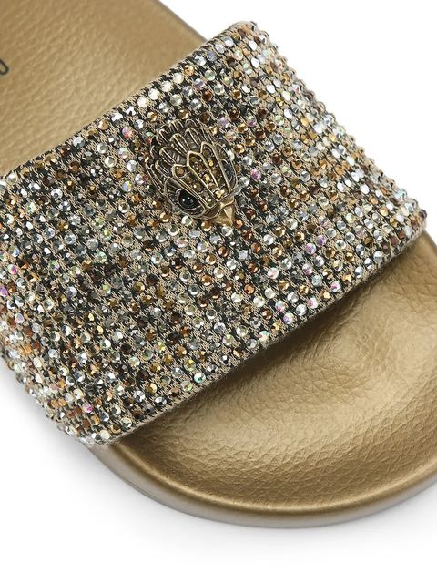 Kurt Geiger London klapki Meena Eagle damskie kolor złoty 7400260999