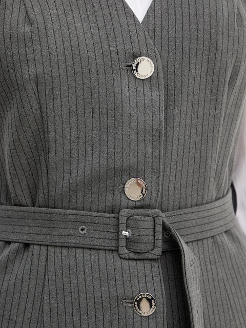 Morgan sukienka kolor szary mini dopasowana ROIMI1