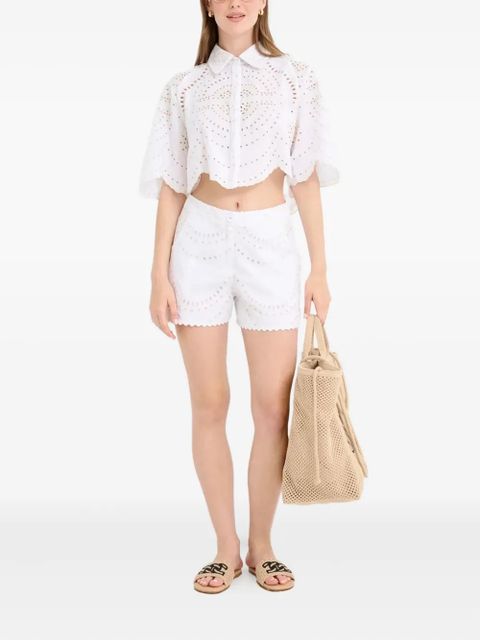 Charo Ruiz Ibiza Emmie openwork shirt - White - zdjęcie produktu nr 2
