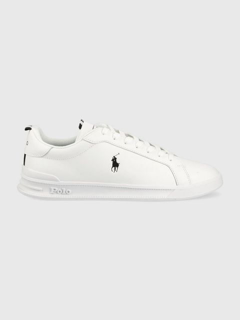 Polo Ralph Lauren sneakersy skórzane Hrt Ct II kolor biały 809860883006 - zdjęcie produktu nr 1