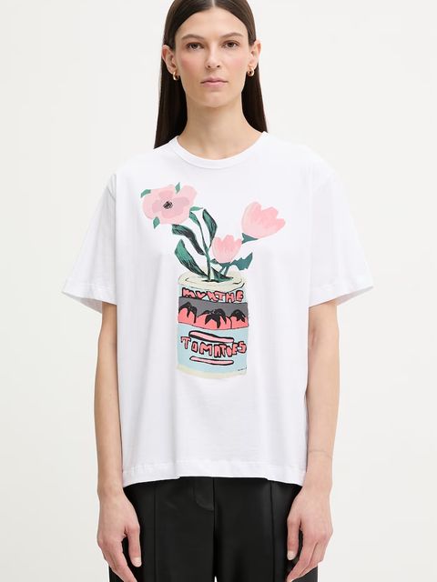 MUNTHE t-shirt damski bawełniany BALWIN - zdjęcie produktu nr 2