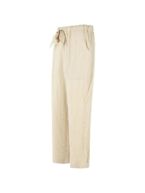 ISABEL MARANT drawstring bilna trousers - Neutrals