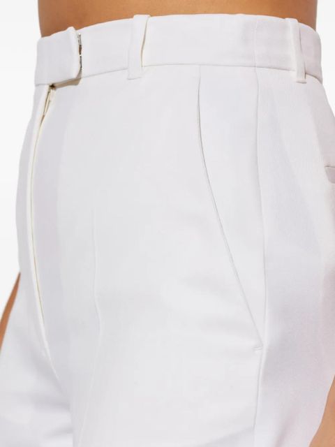 Alexander McQueen belt trousers - White