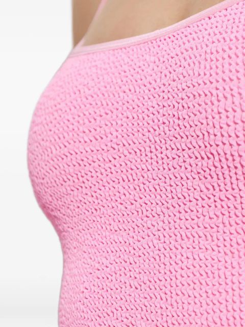 Hunza G Pamela crinkle swimsuit - Pink