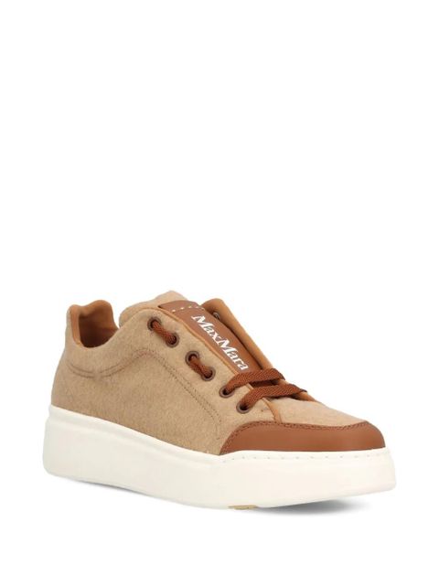 Max Mara water-repellent cashmere sneakers - Brown - zdjęcie produktu nr 2
