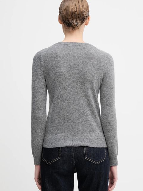 United Colors of Benetton sweter wełniany damski kolor szary lekki 1002D1K01 - zdjęcie produktu nr 2