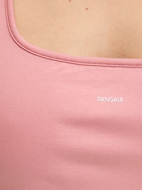 Pangaia top Plant-Stretch Ribbed Tank Top kolor różowy 10002425