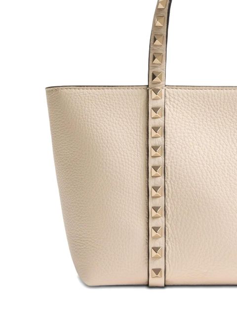 Valentino Garavani small Rockstud tote bag - Neutrals