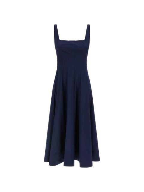 STAUD corset panel midi dress - Blue - zdjęcie produktu nr 1