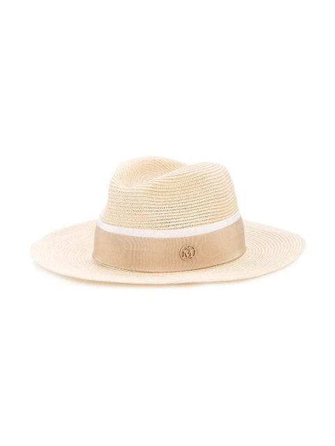 Maison Michel Henrietta fedora hat - Neutrals