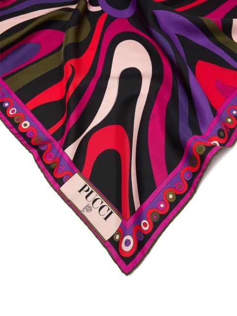 PUCCI Astro print scarf - Pink