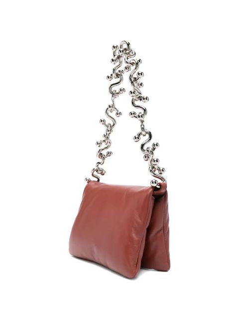 Sportmax mini Soffy chain-strap leather shoulder bag - Red