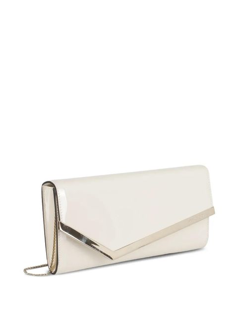 Jimmy Choo Emmie clutch bag - White