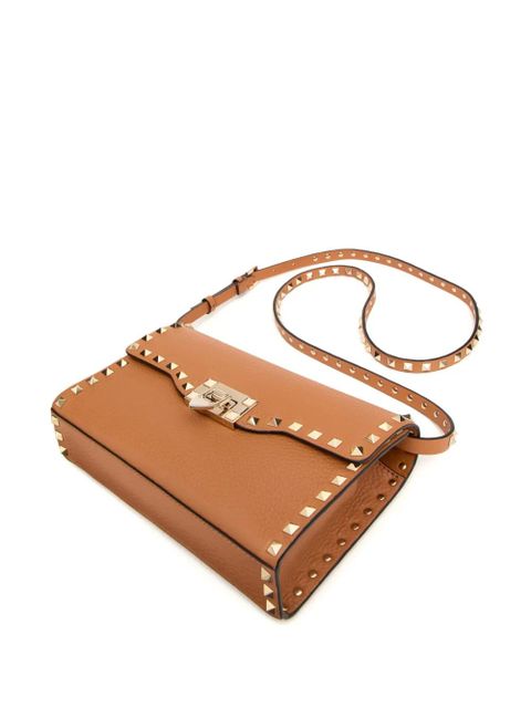 Valentino Garavani small Rockstud cross body bag - Brown