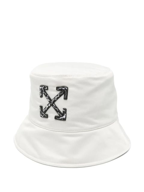 Off-White Arrow bucket hat - Neutrals - zdjęcie produktu nr 1