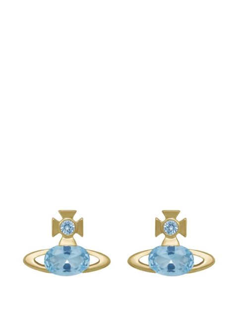 Vivienne Westwood Allie crystal-embellished earrings - Gold - zdjęcie produktu nr 2