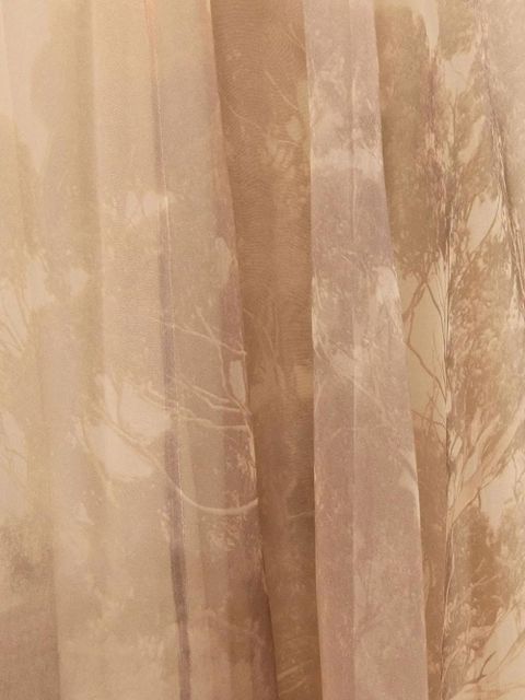 ZIMMERMANN Memento organza maxi skirt - Brown