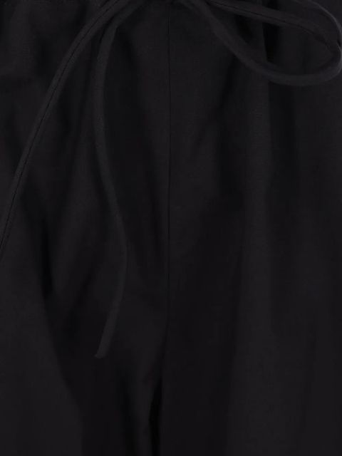 The Row Delano drawstring trousers - Black