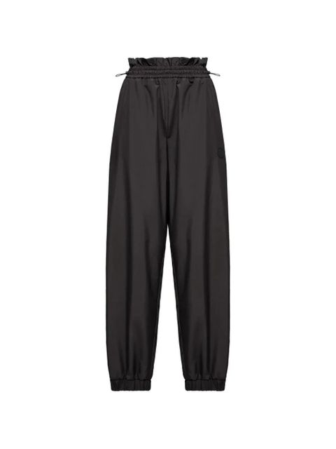 Moncler drawstring ruffled track pants - Black - zdjęcie produktu nr 2