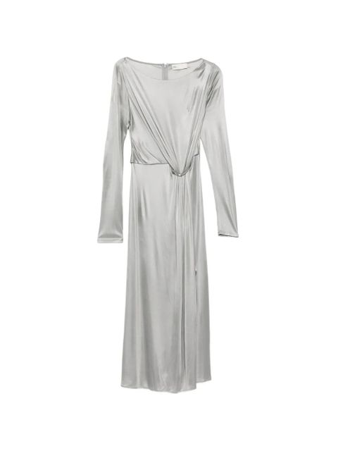 Tory Burch ruched midi dress - Silver - zdjęcie produktu nr 1