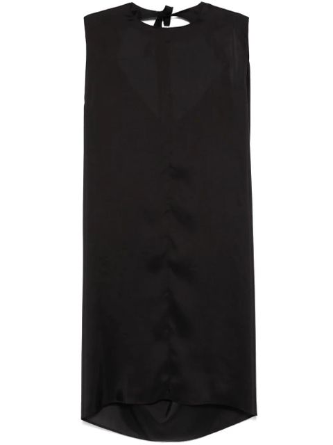 MM6 Maison Margiela silk midi dress - Black - zdjęcie produktu nr 1
