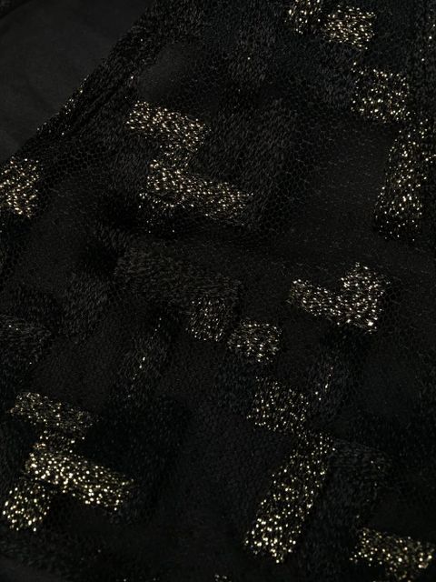 ERES semi-sheer design briefs - Black