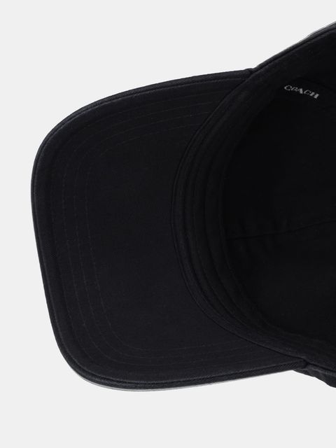 Coach czapka z daszkiem bawełniana