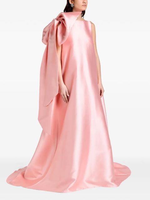 Marques'Almeida bow-detail maxi dress - Pink - zdjęcie produktu nr 2