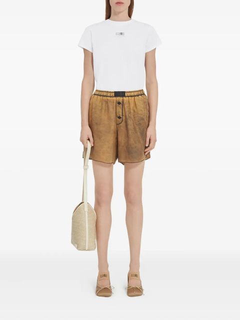 MM6 Maison Margiela crew-neck T-shirt - White - zdjęcie produktu nr 2