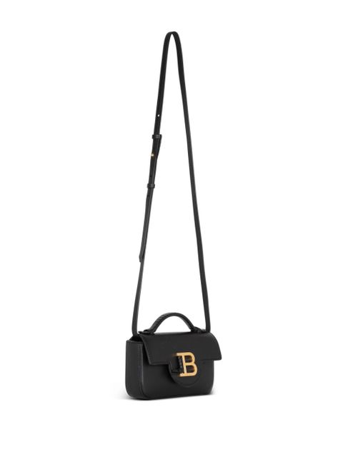 Balmain Bbuzz logo-plaque mini bag - Black