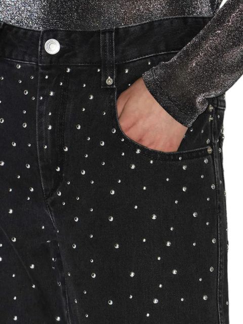 MARANT ÉTOILE Brinsa gradient-studded jeans - Black
