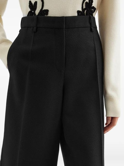 Jil Sander wool shorts - Black