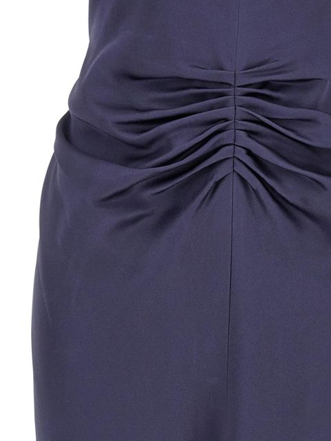 Victoria Beckham Isabella draped maxi dress - Blue