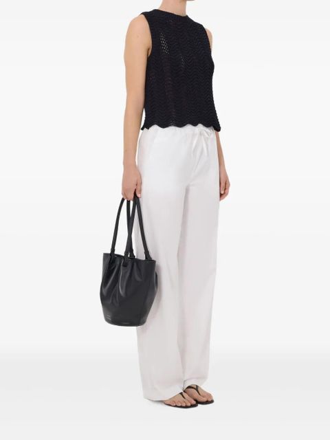 LouLou de Saison Vittoria crochet vest - Black