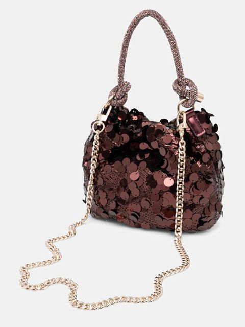 Guess torebka HOLIDAY kolor bordowy HWEG95 38750