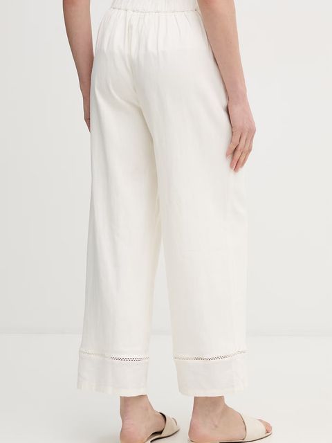 Dkny spodnie z dodatkiem lnu - zdjęcie produktu nr 2