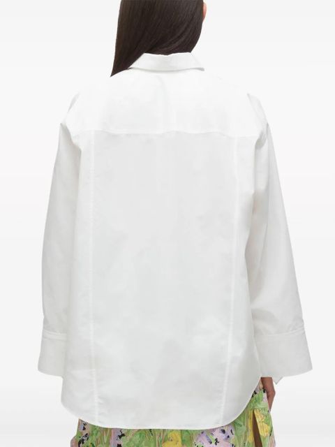 3.1 Phillip Lim draped-cuff poplin shirt - White