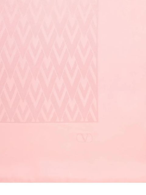Valentino Garavani logo-detail scarf - Pink - zdjęcie produktu nr 2