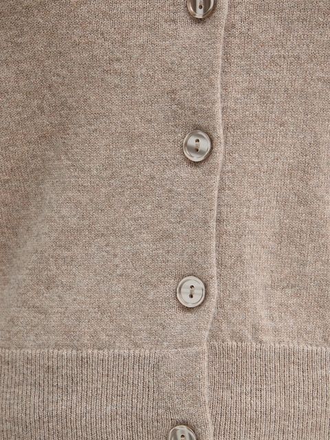 Weekend Max Mara kardigan wełniany NEBBIA damski kolor beżowy lekki 2615341021600