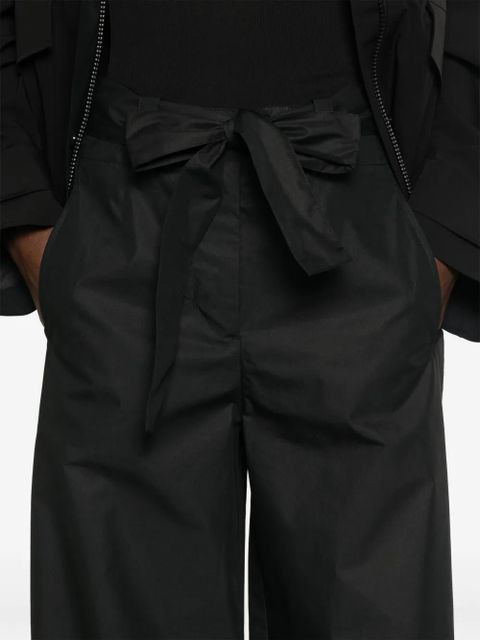 Moncler tied-waist trousers - Black
