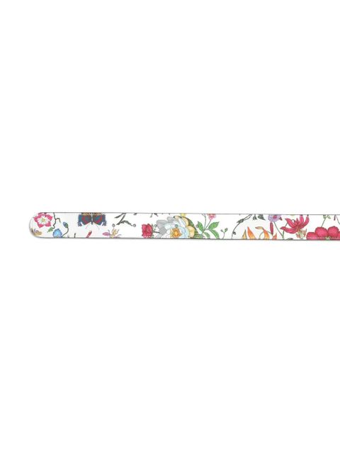 Gucci GG floral-pattern belt - Neutrals