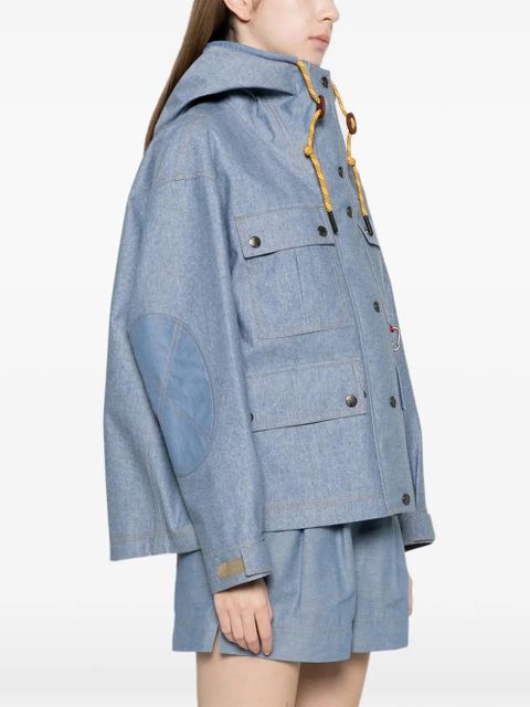 Moncler Grenoble Bezier hooded pocket jacket - Blue