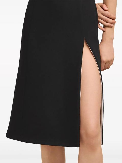 AMI Paris sleeveless virgin-wool midi dress - Black