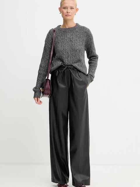 Silvian Heach sweter z domieszką wełny MARKOVKA damski kolor szary GPA25146MA