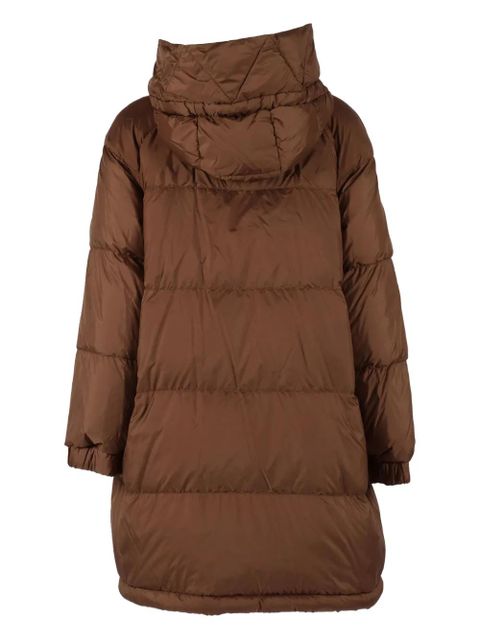 Weekend Max Mara hooded quilted coat - Brown