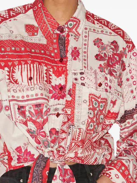 MARANT ÉTOILE Nathy shirt - Red