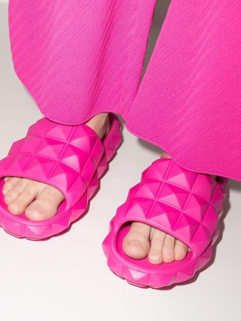 Valentino Garavani Rockstud chunky slides - Pink