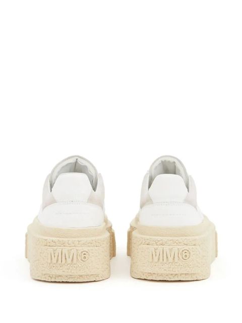 MM6 Maison Margiela chunky flatform sneakers - White