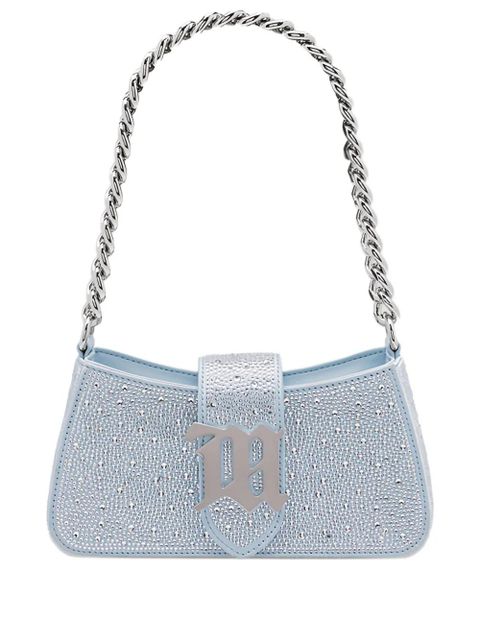 MISBHV crystal-detail shoulder bag - Blue - zdjęcie produktu nr 1